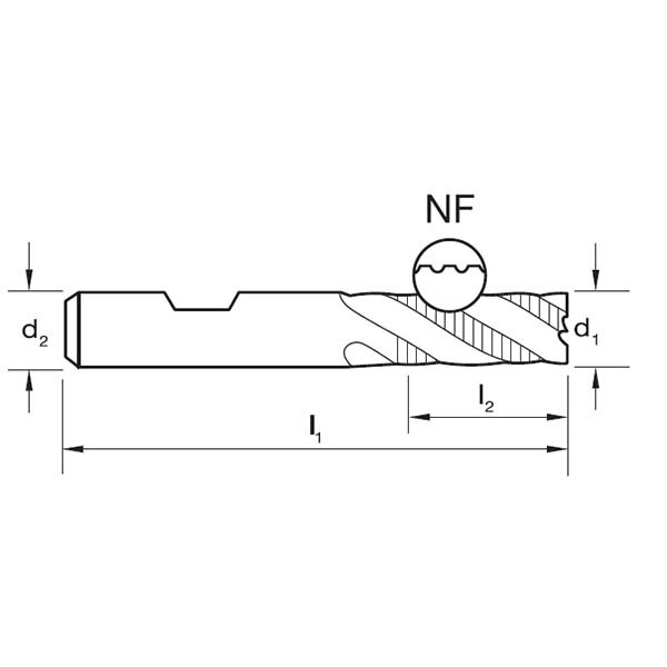 Sutton  E201 Rougher - NF (Semi Roughing) - R30 - Regular3