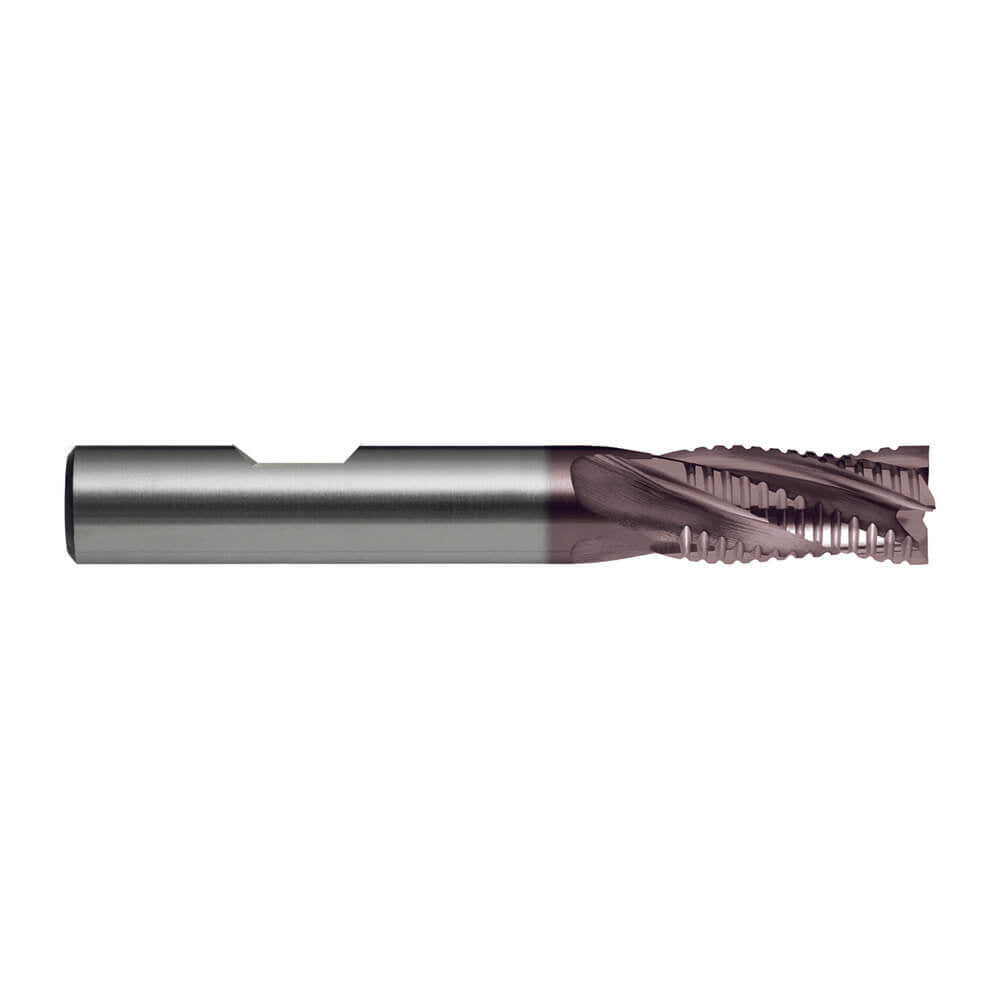 Sutton E202 Metric 3 Flute Roughing Endmill - 8% Cobalt TiAlN Regular - AIMS Industrial Supplies