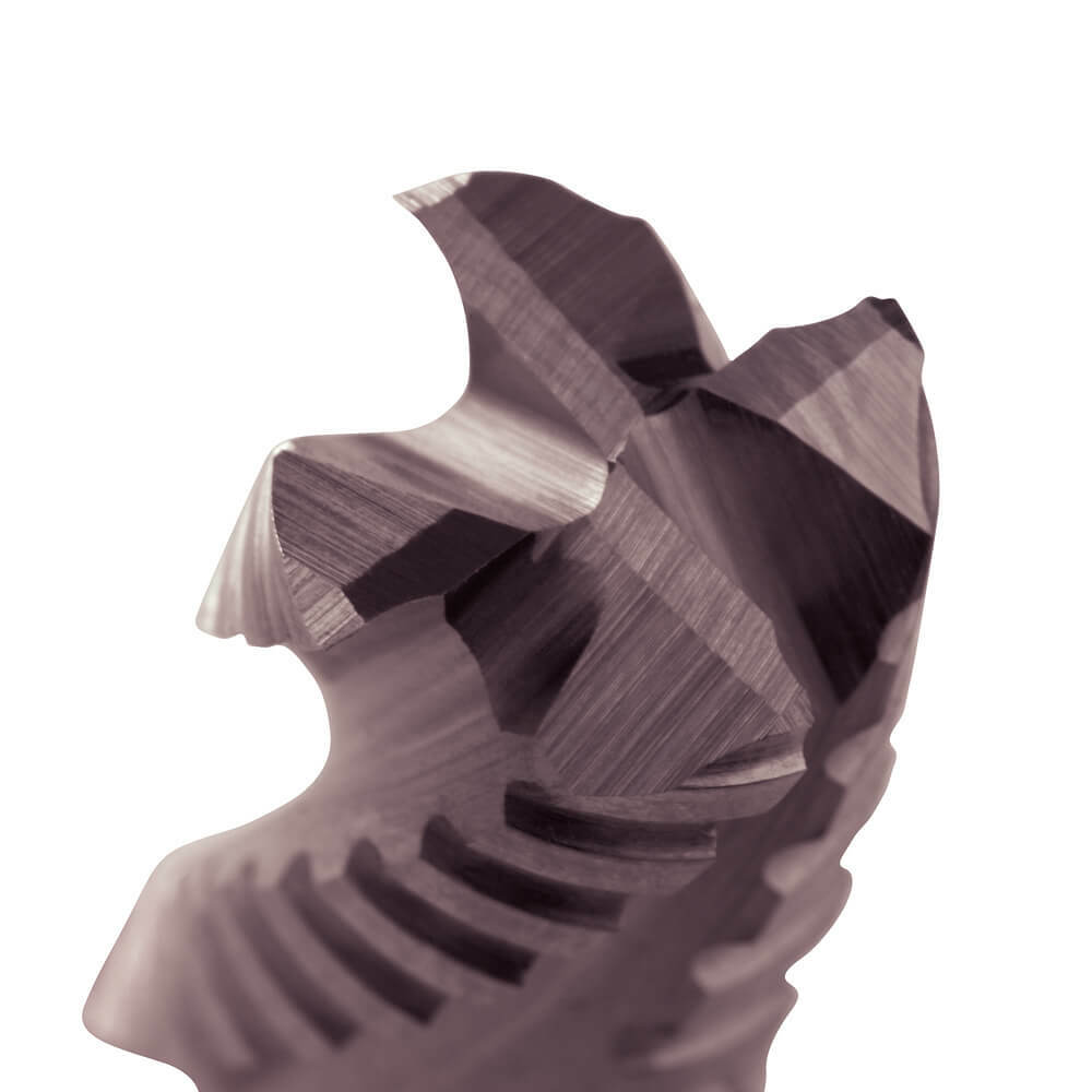 Sutton E202 Metric 3 Flute Roughing Endmill - 8% Cobalt TiAlN Regular2