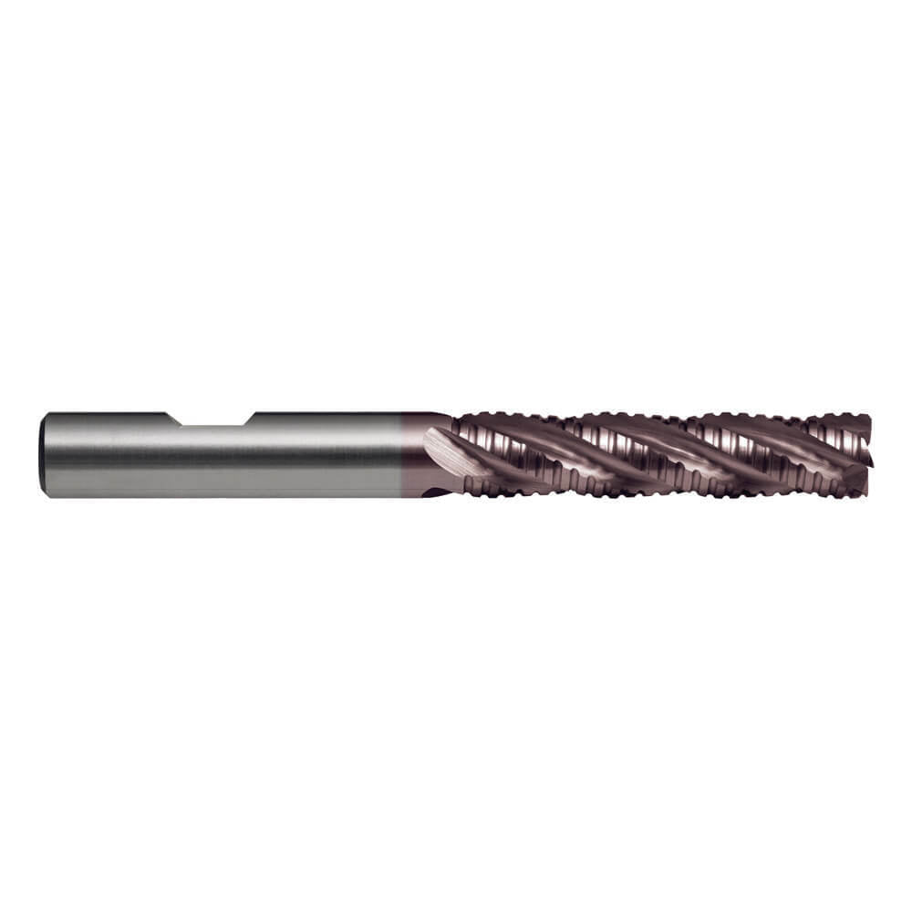 Sutton E206 Metric 4 Flute Roughing Endmill - 8% Cobalt - TiAlN Long - AIMS Industrial Supplies