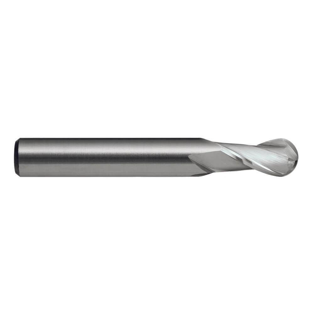 Sutton E311 Imperial 2 Flute Ball Nose Endmill - Carbide VHM Regular - AIMS Industrial Supplies