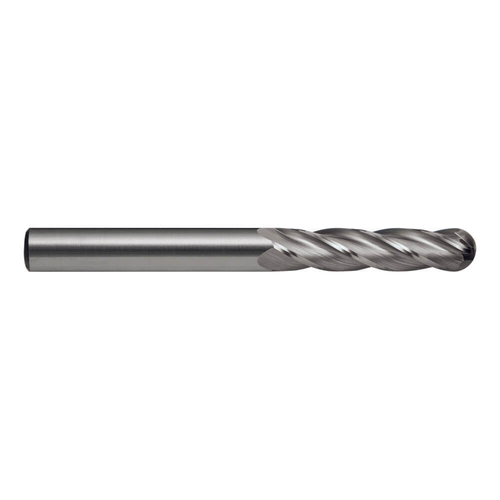 Sutton E320 Metric 4 Flute Ball Nose Endmill Cabide VHMExtra Long - AIMS Industrial Supplies