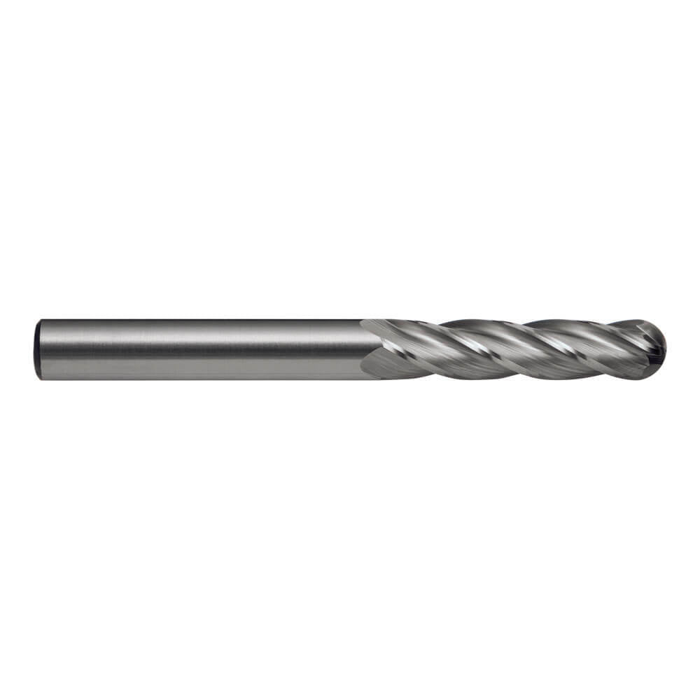 Sutton E320 Metric 4 Flute Ball Nose Endmill Cabide VHMExtra Long - AIMS Industrial Supplies