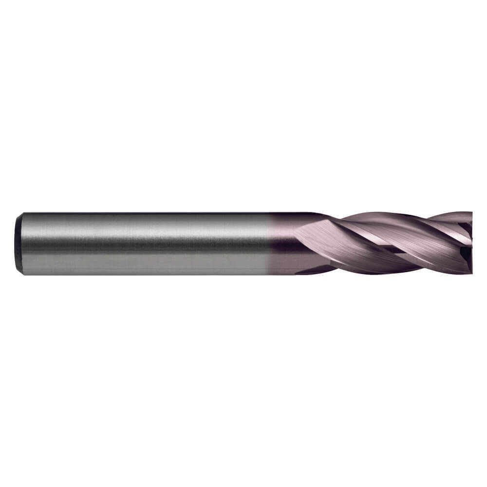 Sutton E3360953 3/8" x 3/8" 4 Flute Endmill - Carbide VHM AlCrN - Regular