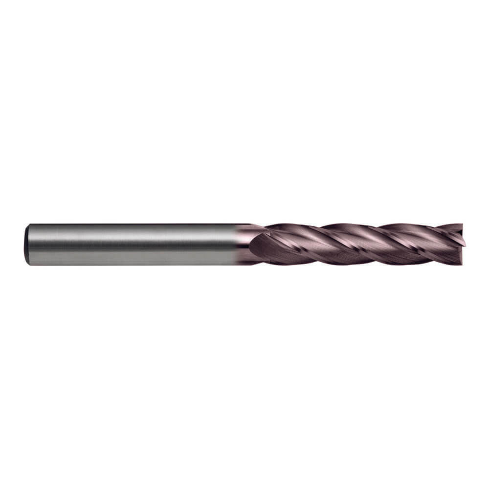 Sutton E344 Metric 4 Flute Endmill - Carbide VHM AlCrN - Extra Long - AIMS Industrial Supplies