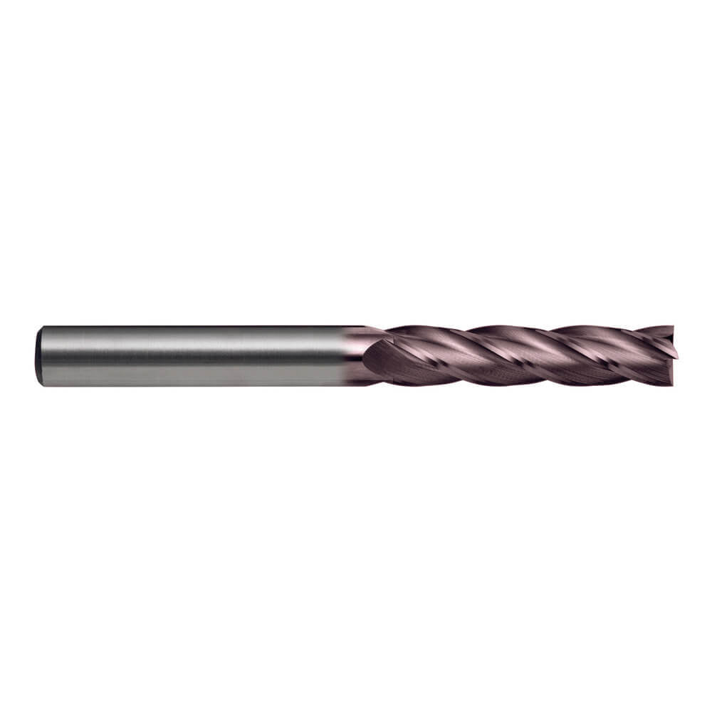 Sutton E344 Metric 4 Flute Endmill - Carbide VHM AlCrN - Extra Long - AIMS Industrial Supplies