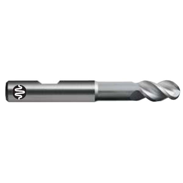 Sutton E4091400 14 x 93mm 3 Flute Ballnose Endmill Carbide Long Reach Harmony