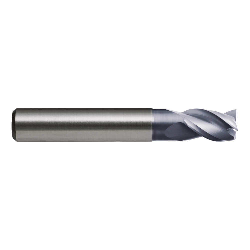 Sutton E422 Metric 3 Flute Endmill - Carbide VHM Ultra AlCrN - Short - AIMS Industrial Supplies