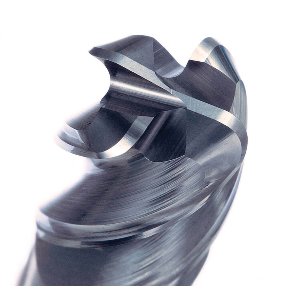 Sutton E430 Metric 4 Flute Corner Radius Endmill VHM AlCrN Long - AIMS Industrial Supplies