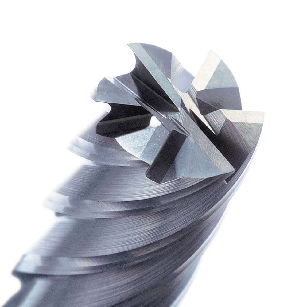 Sutton E432 Metric 6-8 Flute Endmill - Carbide VHM Ultra AlCrN - Long - AIMS Industrial Supplies