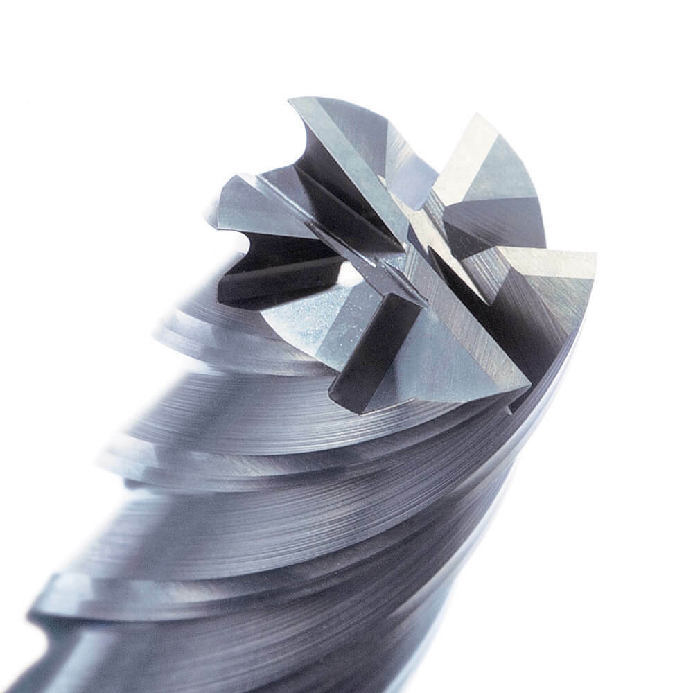 Sutton E434 Metric 6-8 Flute Endmill - Carbide VHM AlCrN - Extra Long2