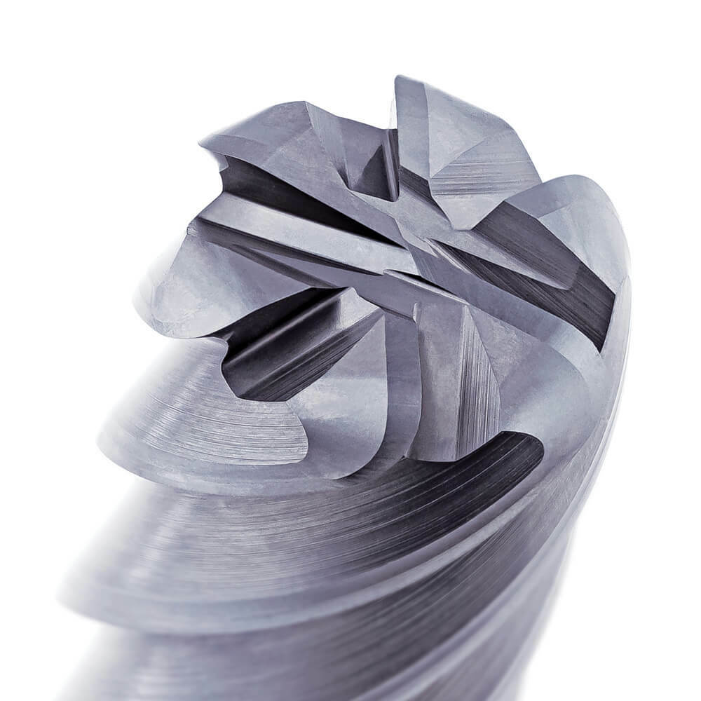 Sutton E436 Metric 6 - 8 Flute Endmill - Carbide VHM Ultra AlCrN - Long - AIMS Industrial Supplies