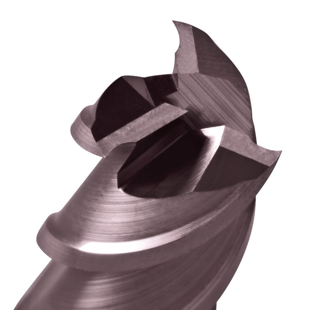 Sutton E5190400 4 x 6mm 3 Flute Endmill - Solid Carbide VHM AlCrN - Short2