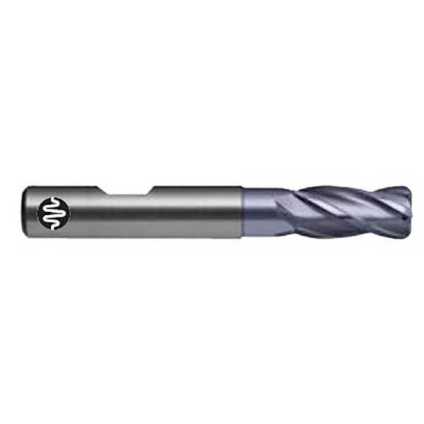 Sutton E5600403 4 x 57mm 4 Flute Ball Nose Endmill 0.3° Carbide AlCrN