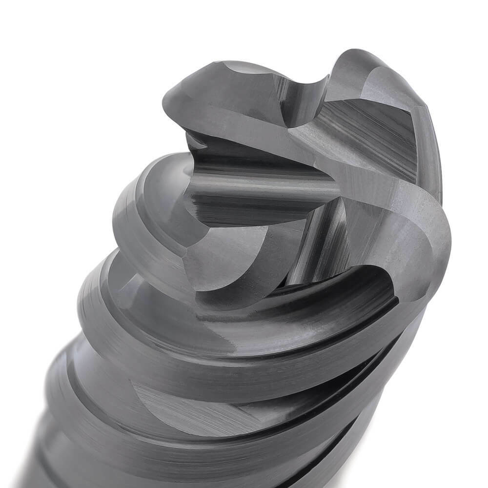 Sutton E568 Metric 4 Flute Corner Radius Endmill - VHM Ultra AlCrN - AIMS Industrial Supplies