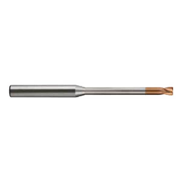Sutton E598 4 Flute Micro Endmill 0.1° Carbide TiSiN Long Reach - AIMS Industrial Supplies