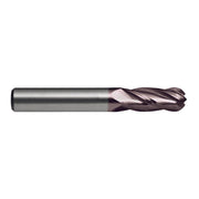 Sutton E607 Metric 4 Flute Ball Nose Endmill - Carbide TiAlN Regular - AIMS Industrial Supplies