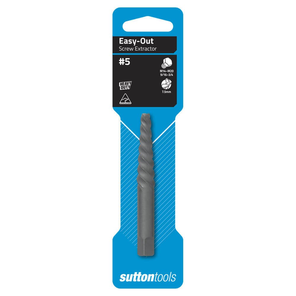Sutton Easy-Out M600 Screw Extractor Carded Carbon Steel - AIMS Industrial Supplies