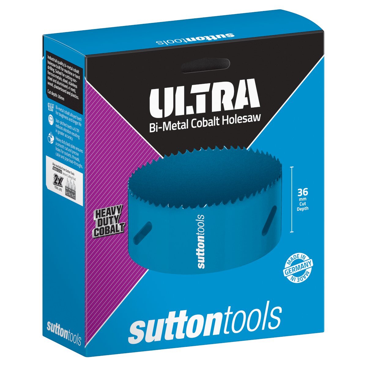 Sutton H1051400 140mm Bi-Metal Cobalt Hole saw (5-1/2") B-550 Heavy Duty
