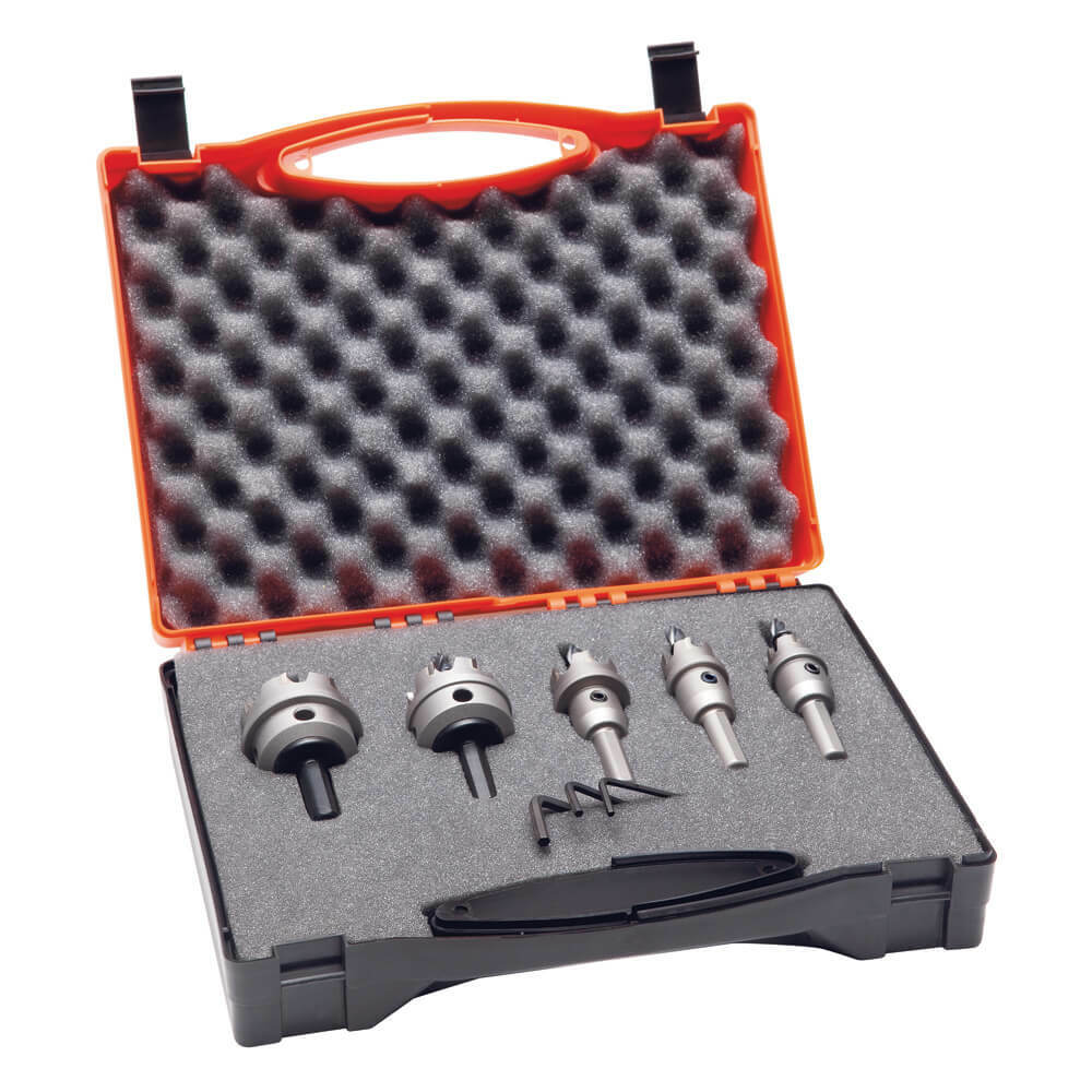Sutton H1080005 Set TCT With Arbors 16-40mm Sand Blasted Tungsten Carbide - AIMS Industrial Supplies