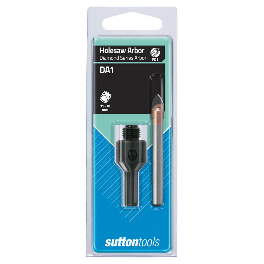 Sutton H115 Arbor & Pilot Drill For Diamond Hole saw - 19mm to 152mm2