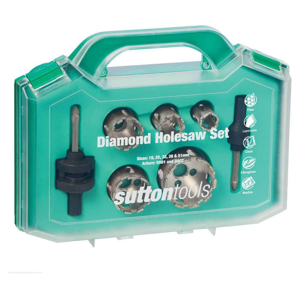 Sutton H1150007 Diamond Hole saw Set Kit 5 piece - Segmented2