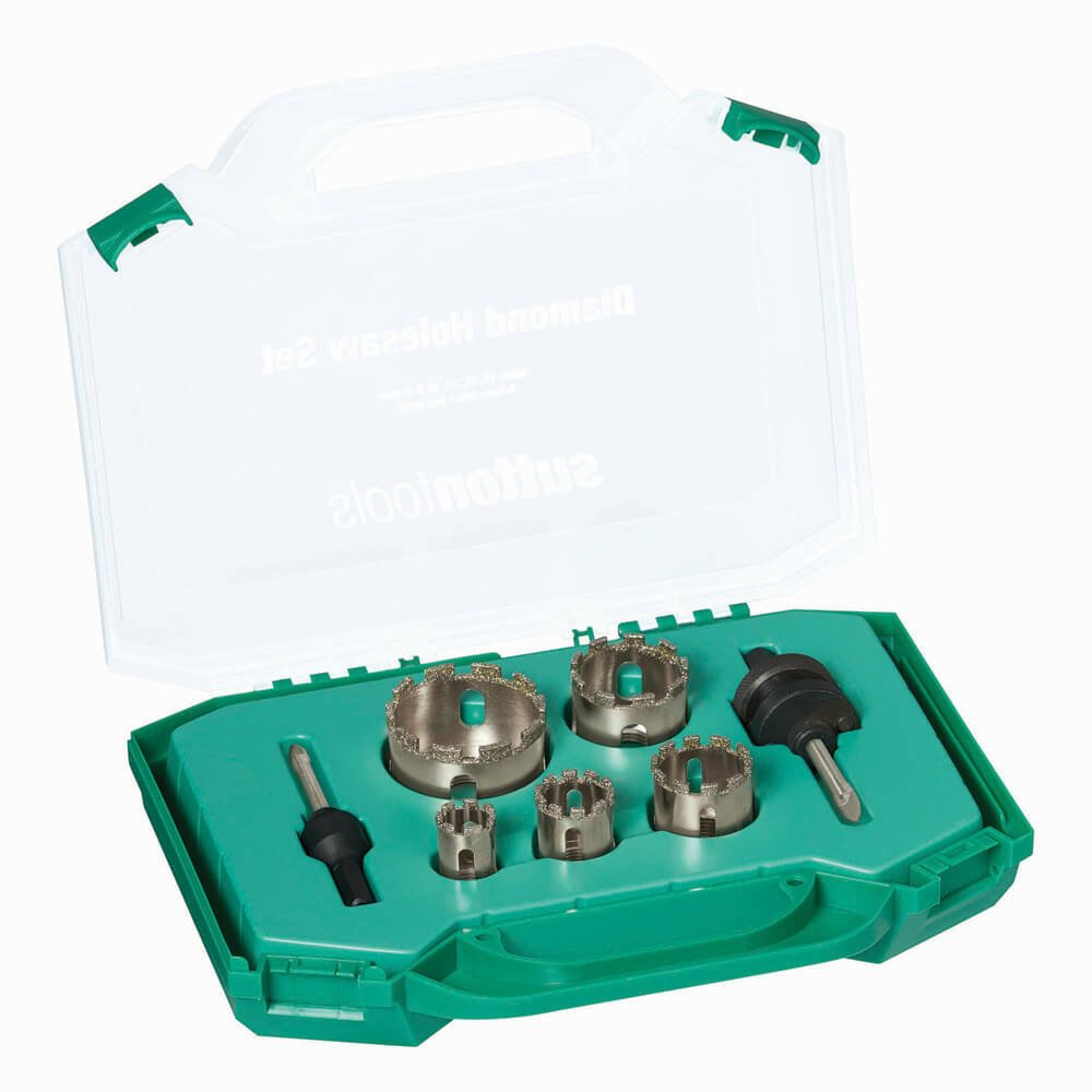 Sutton H1150007 Diamond Holesaw Set Kit 5 piece - Segmented - AIMS Industrial Supplies