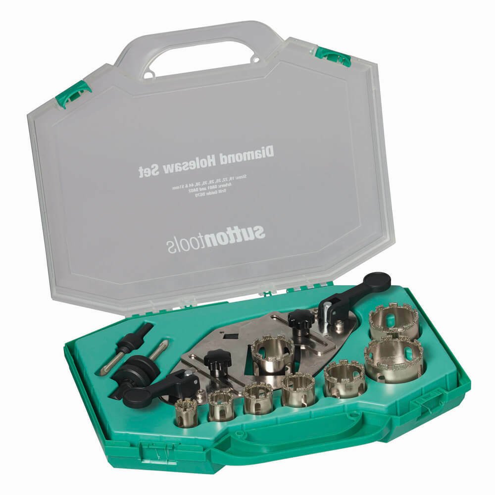 Sutton H1150011 Diamond Holesaw Set Kit 8 piece - Segmented - AIMS Industrial Supplies