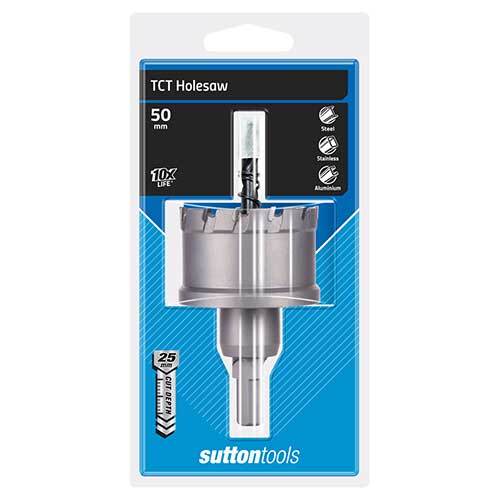 Sutton H1170500 50mm (1 15/16") TCT Hole saw 25mm Cutting Depth