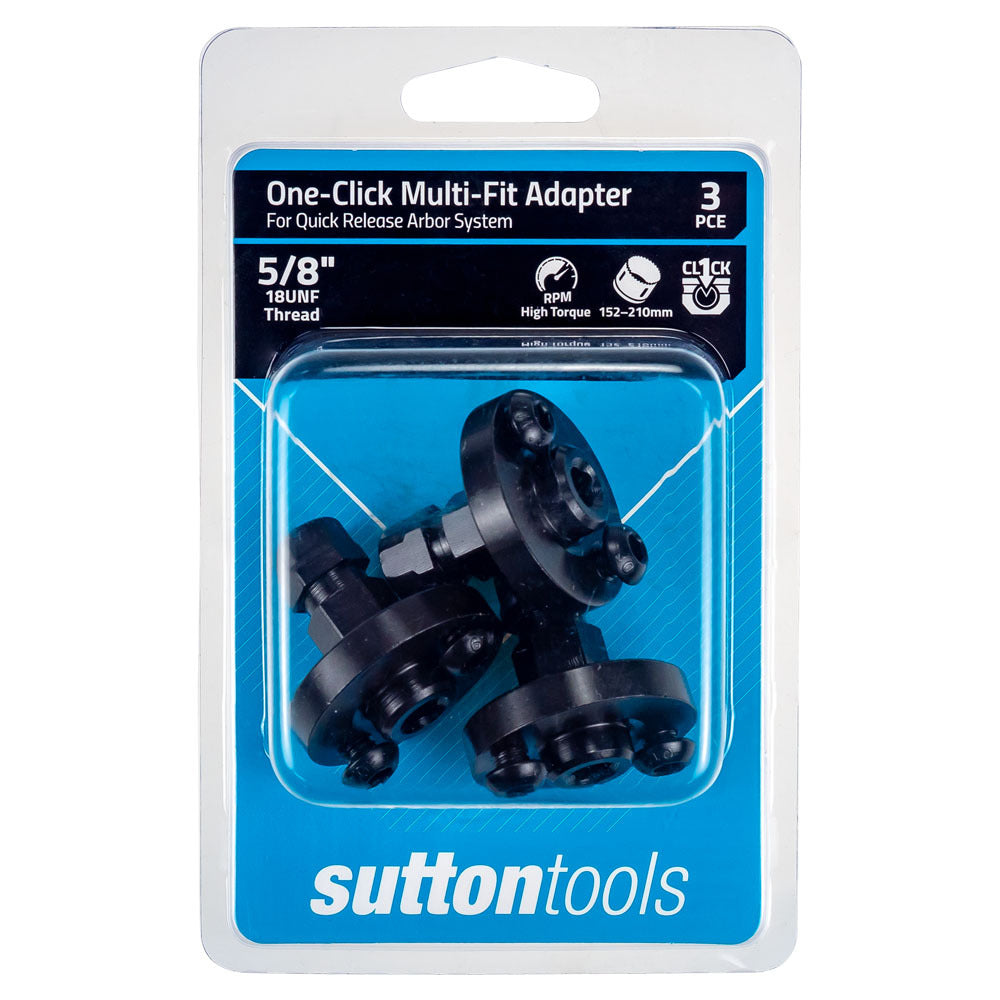 Sutton H1228116 5/8" Quick Release Adaptor HT Hole Saw -3/Pack2