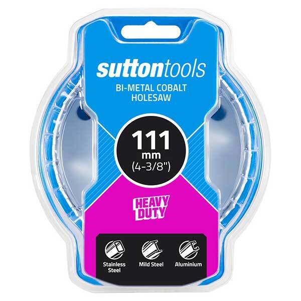 Sutton H1251110 111mm Bi-Metal Cobalt Hole Saw