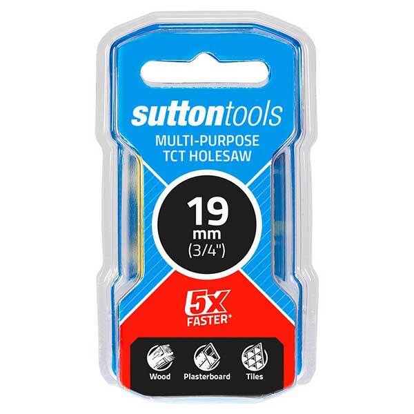 Sutton H1270190 19mm Multi-Purpose TCT Hole Saw