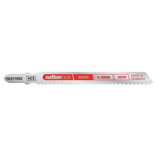 Sutton H4311002 Jigsaw Blade Wood Clean Cut 100mm 10 TPI 2 Pack - AIMS Industrial Supplies