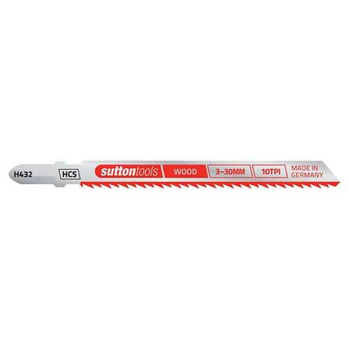 Sutton - H432 Jigsaw Blade Euro Shank - Wood - Splinter Free - AIMS Industrial Supplies
