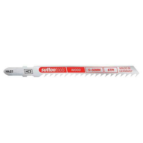 Sutton - H437 Jigsaw Blade Euro Shank - Wood - General Purpose - AIMS Industrial Supplies