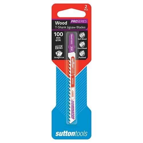 Sutton H4401002 Jigsaw Blade Precision Dominator 100mm 6 TPI 2 Pack1