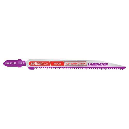 Sutton H4431152 Jigsaw Blade Wood Laminate 115mm 13 TPI 2 Pack - AIMS Industrial Supplies