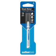 Sutton H4470752 Jigsaw Blade Metal Sheet 75mm 36 TPI 2 Pack - AIMS Industrial Supplies