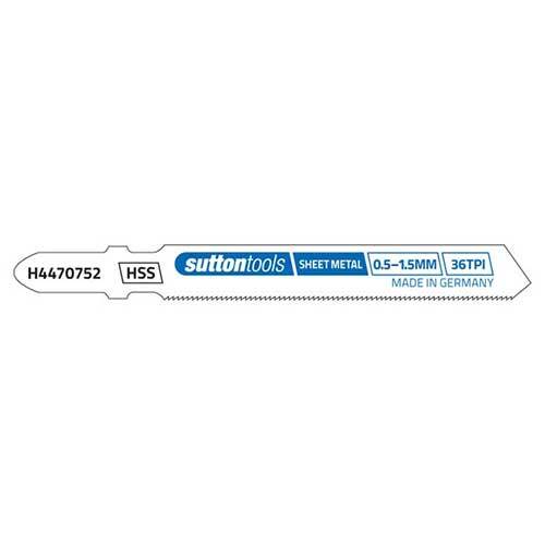 Sutton H4470752 Jigsaw Blade Metal Sheet 75mm 36 TPI 2 Pack - AIMS Industrial Supplies
