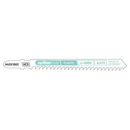 Sutton H4551002 Jigsaw Blade Speciality Plastic 100mm 8.5 TPI 2 Pack - AIMS Industrial Supplies
