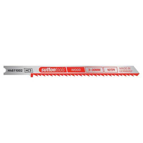 Sutton H4611002 Jigsaw Blade U-Shank Wood Splinter Free 100mm 10 TPI 2 Pack2