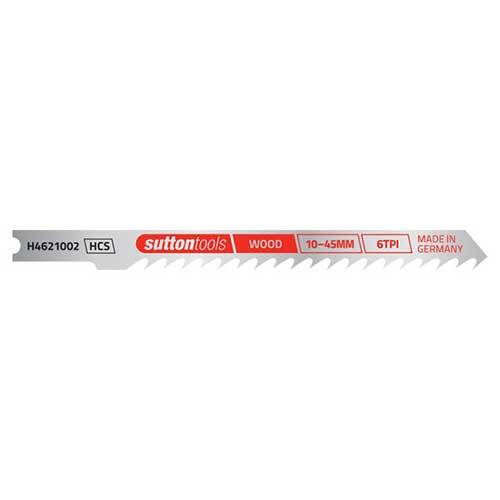 Sutton H4621002 Jigsaw Blade U-Shank Wood Clean Cut 100mm 6 TPI 2 Pack2