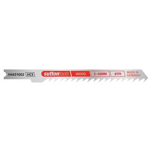 Sutton H4631002 Jigsaw Blade U-Shank Wood General Purpose 100mm 6 TPI 2 Pack2