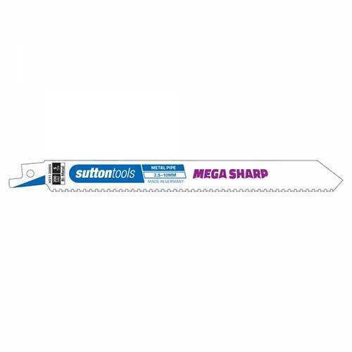 Sutton H51120005 200mm Reciprocating Blade Metal Pipe Mega Sharp 5 TPI 2 Pack - AIMS Industrial Supplies