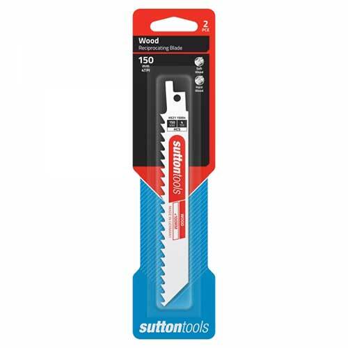 Sutton H52115004 150mm Wood Reciprocating Blade General Purpose 4 TPI 2 Pack - AIMS Industrial Supplies