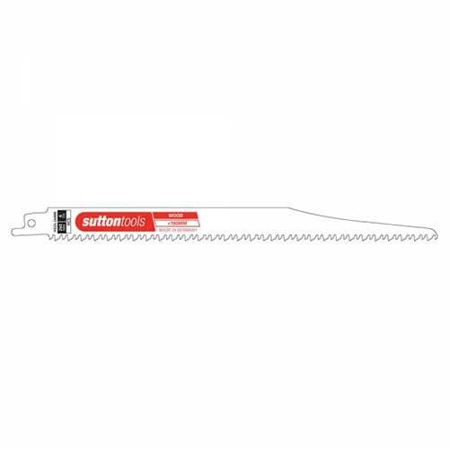 Sutton H52424006 240mm Wood Reciprocating Blade Curved Cut 6 TPI 2 Pack - AIMS Industrial Supplies