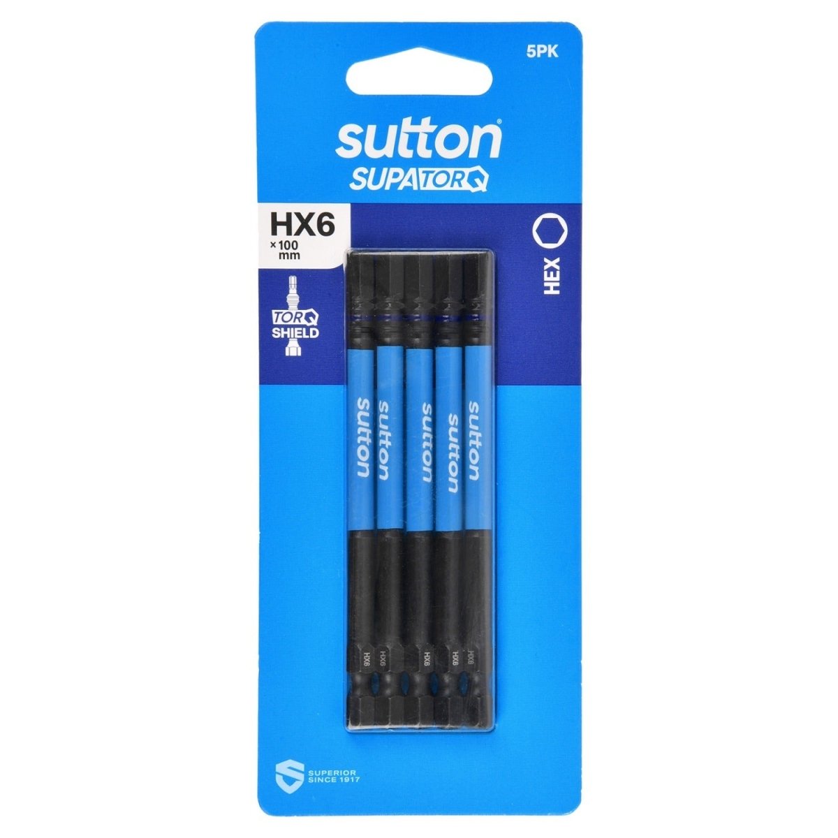 Sutton Hex Screwdriver Bit S206 Supatorq - AIMS Industrial Supplies