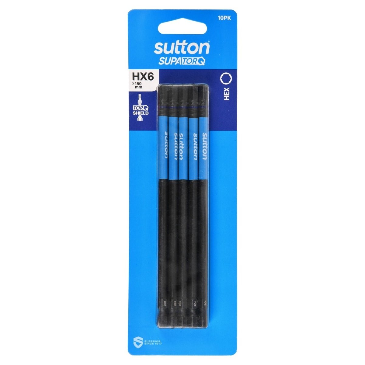 Sutton Hex Screwdriver Bit S206 Supatorq - AIMS Industrial Supplies