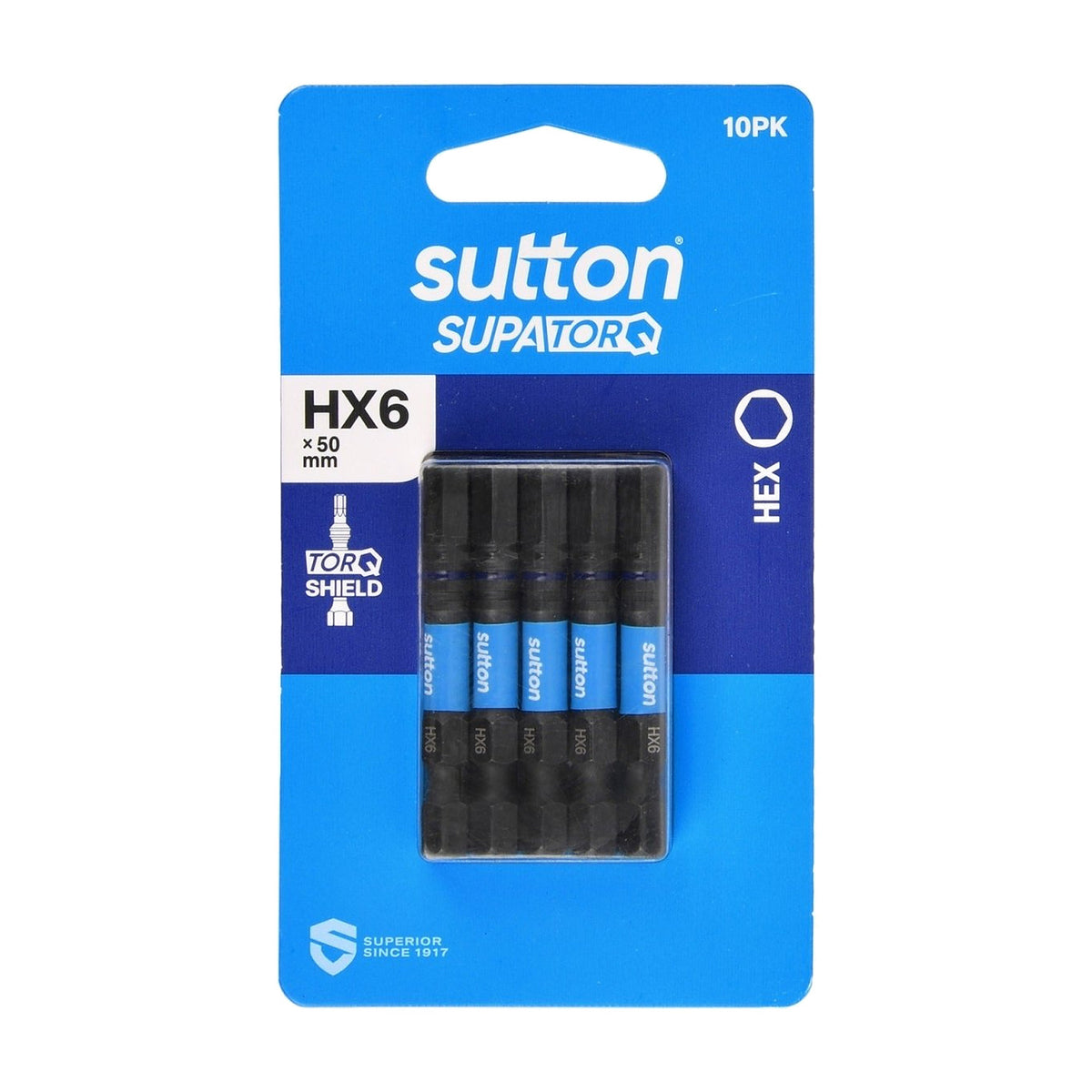 Sutton Hex Screwdriver Bit S206 Supatorq