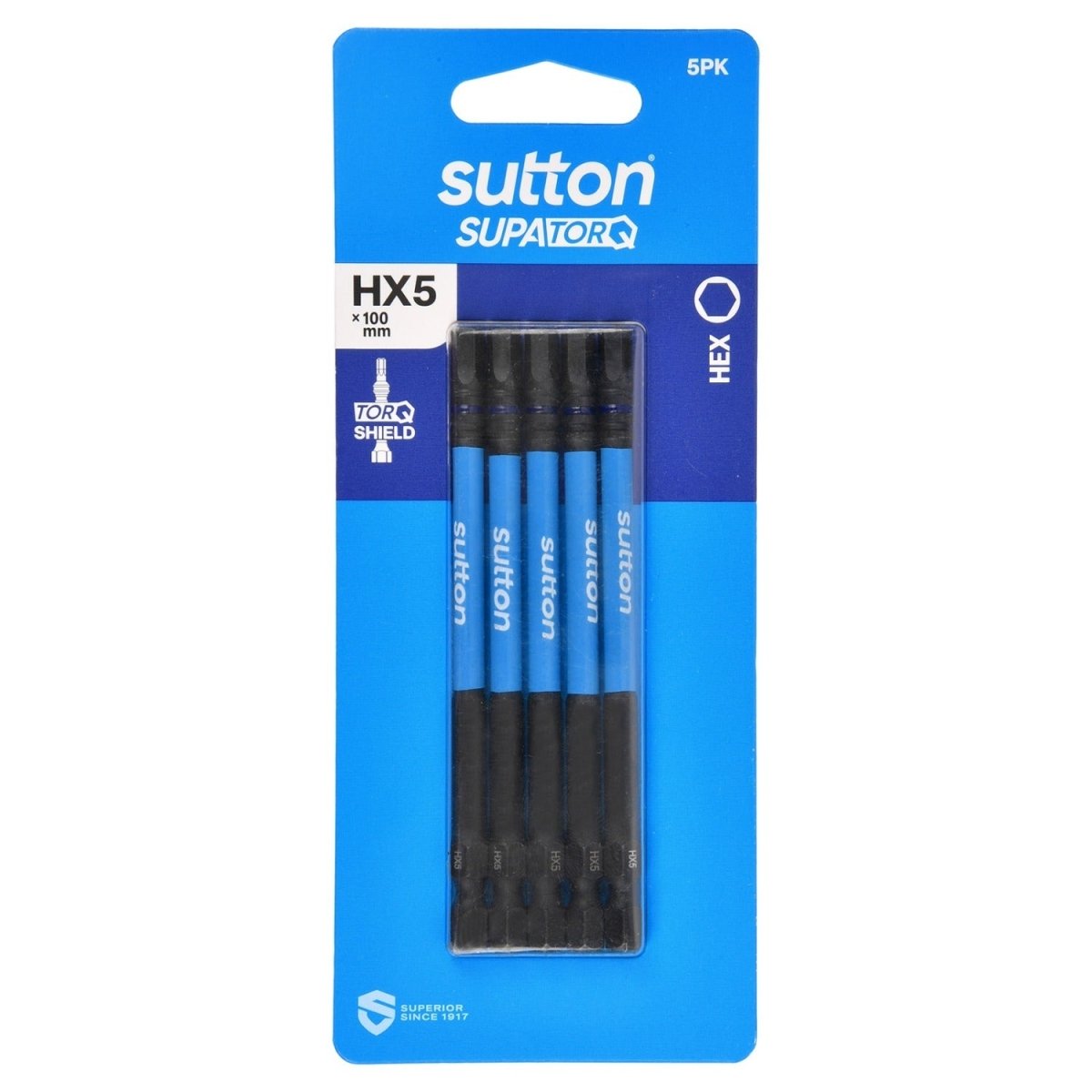 Sutton Hex Screwdriver Bit S206 Supatorq - AIMS Industrial Supplies
